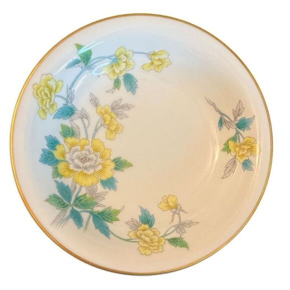 Noritake N64 24kt Gold Replacement Grapefruit Bowl Bone China 5.5x5.5 Vintage - Picture 2 of 4